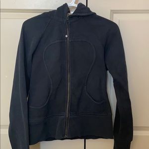 Black lululemon zip up